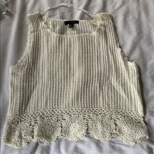Atmosphere crocheted tank top